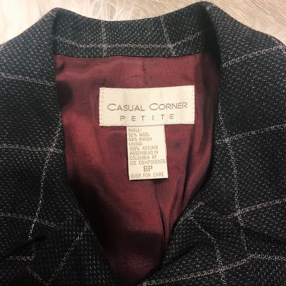 Casual Corner 8P Skirt AND Blazer! Skirt Suit Set! - Picture 3 of 3